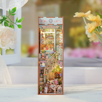 DIY Miniature Book Nook Kit | Flower Shop