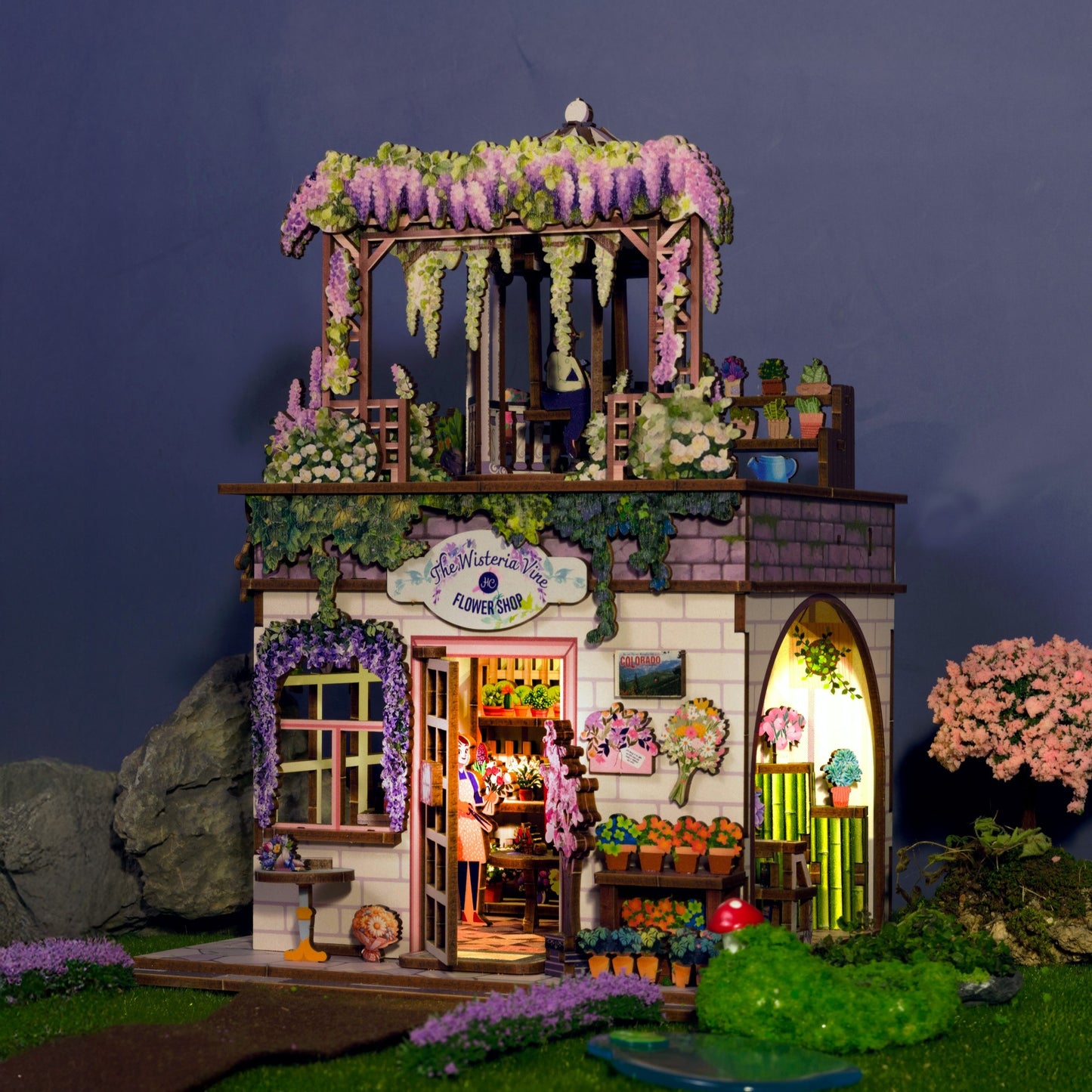 DIY Miniature House Kit | Wisteria Vine Flower Shop