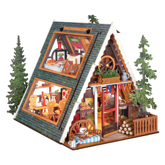 DIY Miniature House Kit | A Frame Cabin