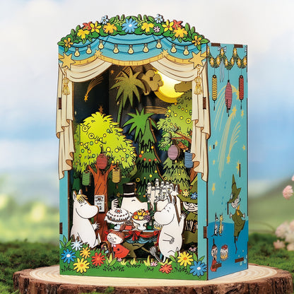 DIY Miniature Book Nook Kit | Moomin Moominous Dance Party