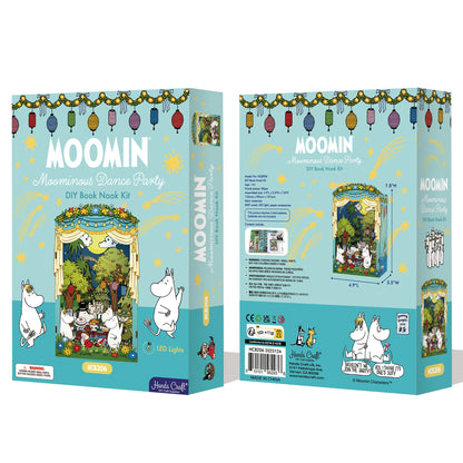 DIY Miniature Book Nook Kit | Moomin Moominous Dance Party