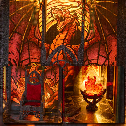 DIY Miniature Book Nook Kit | Ember Throne