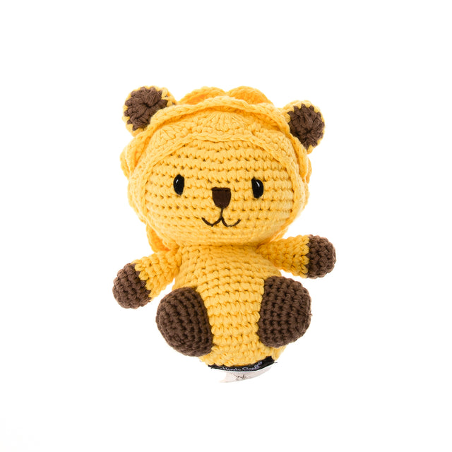 Handmade Plush Toy: Mini Leo Yellow