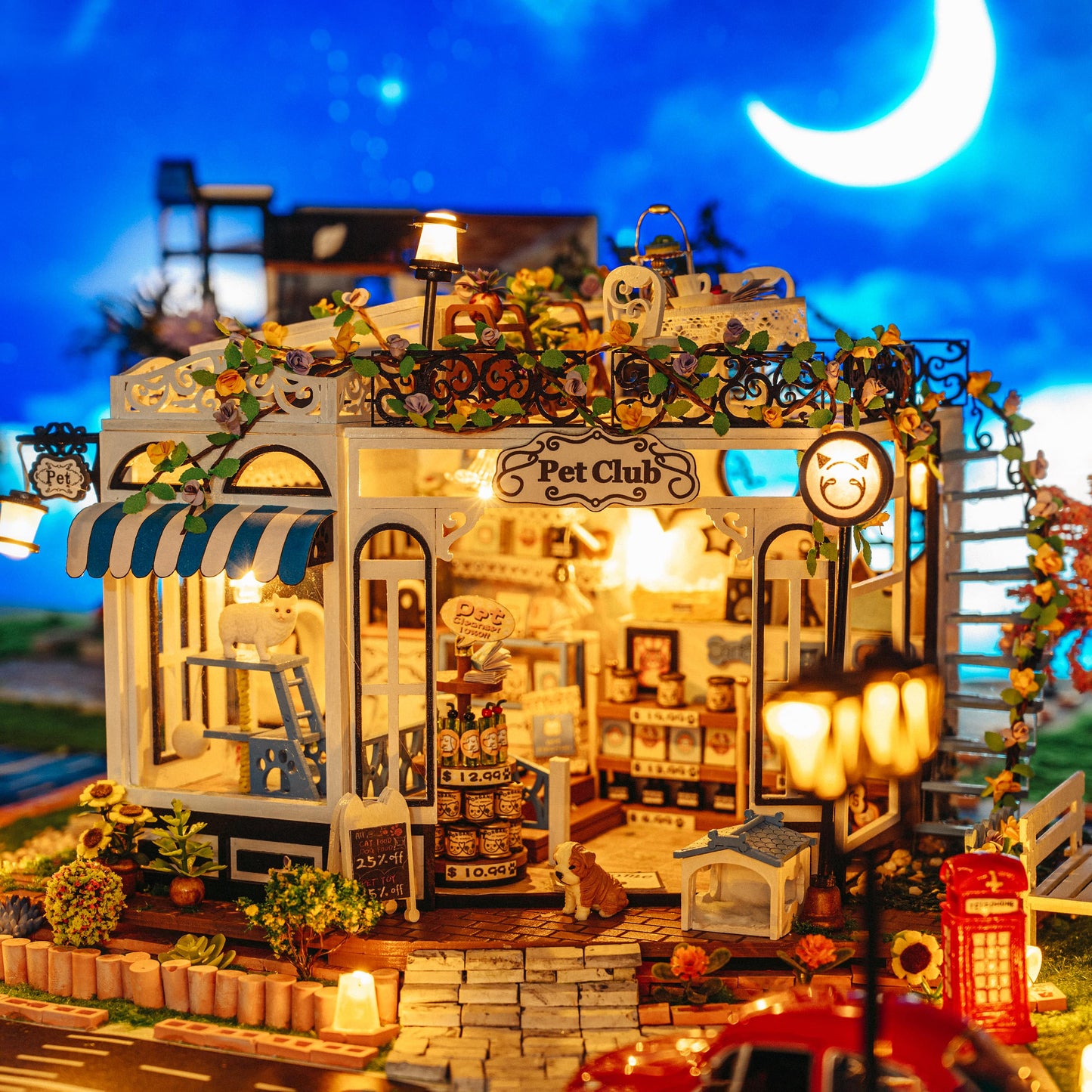 DIY Miniature Dollhouse Kit | Pet Club