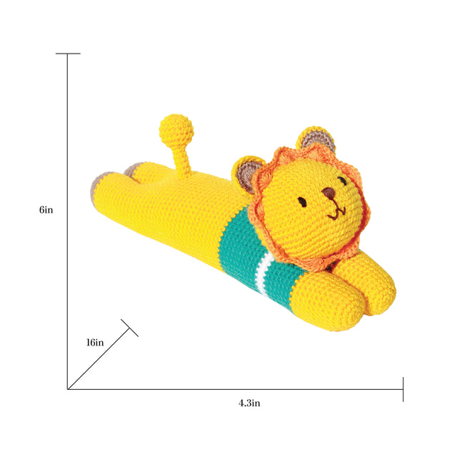 Hand-Made Plush Toys: The Lazy-Leo