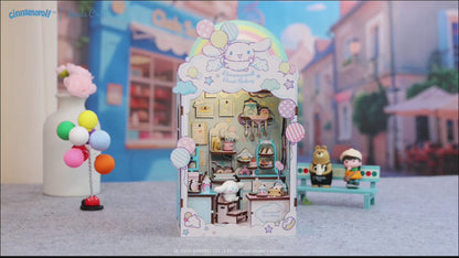 DIY Miniature Book Nook Kit | Cinnamoroll Cloud Bakery