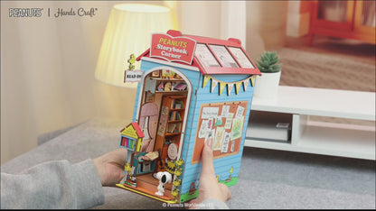 DIY Miniature Book Nook Kit | Peanuts Storybook Corner