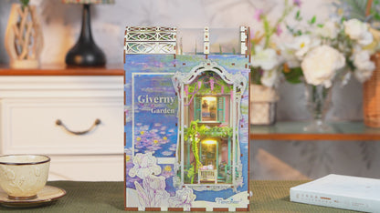 DIY Miniature Book Nook Kit | Giverny Garden