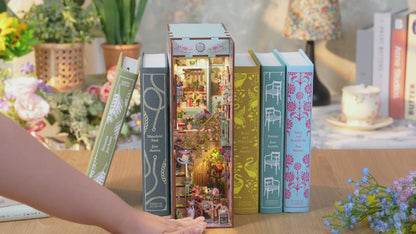 DIY Miniature Book Nook Kit | Flower Shop