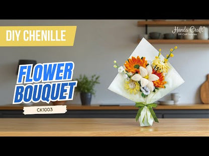 Hands Craft | Orange Flower Bouquet Mix