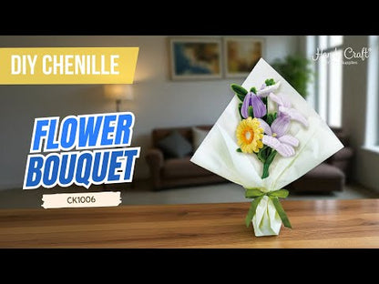 Hands Craft | Yellow & Purple Flower Bouquet Mix