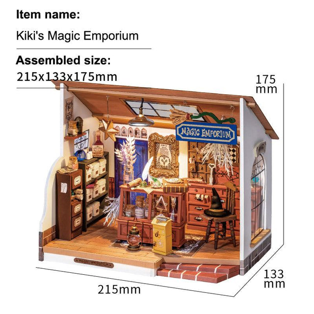 DIY Miniature Dollhouse Kit  Kiki's Magic Emporium – Hands Craft