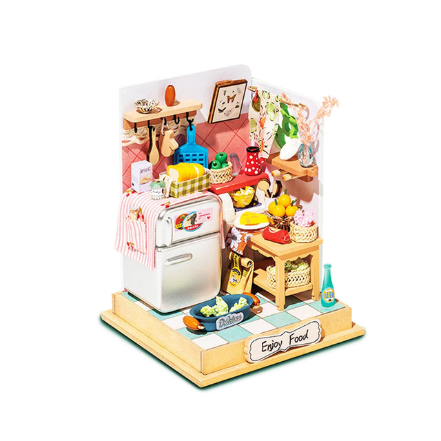 DIY Miniature House Kit | Taste Life (Kitchen) - Hands Craft US, Inc.