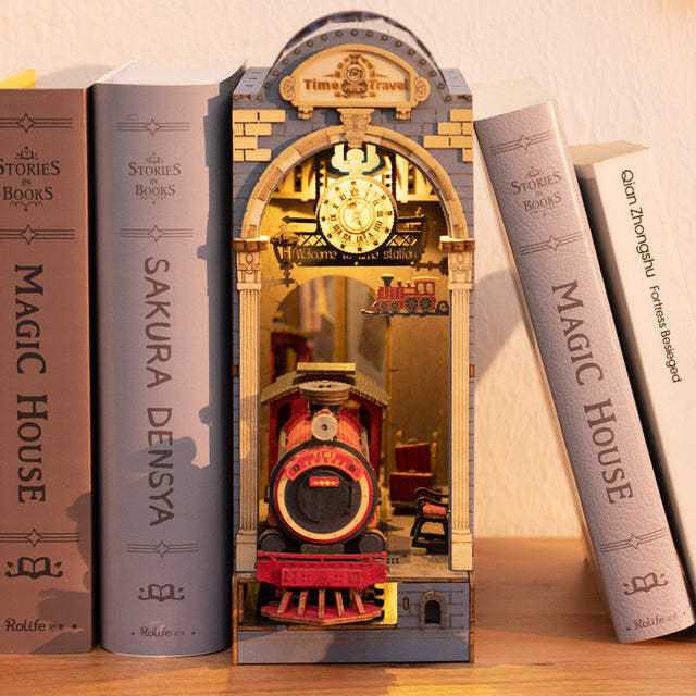 DIY Miniature Model Kit: Free Time Bookshop – Hands Craft US, Inc.