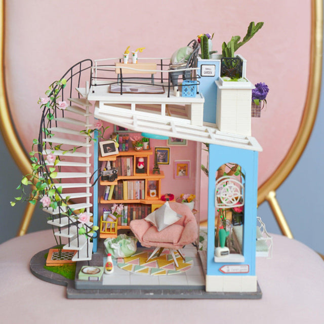 DIY Dollhouse Miniature Kit | Dora's Loft - Hands Craft US, Inc.