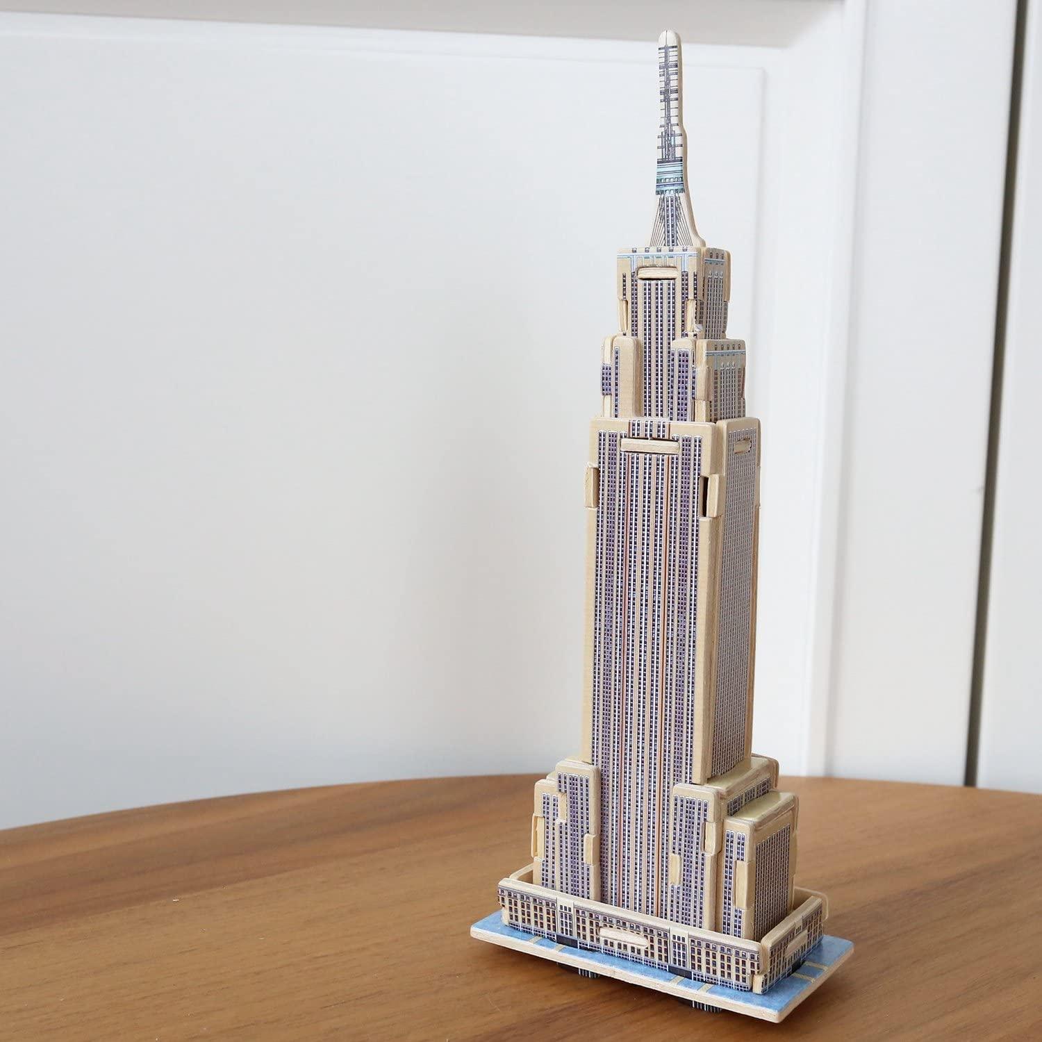 3D Classic Wooden Puzzle | Empire State Building - Hands Craft US, Inc.