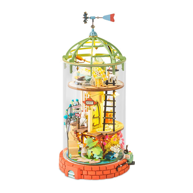 DIY Dollhouse Miniature House Kit | Domed Loft - Hands Craft US, Inc.