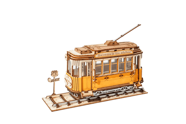 3D Modern Wooden Puzzle | Tramcar - Hands Craft US, Inc.