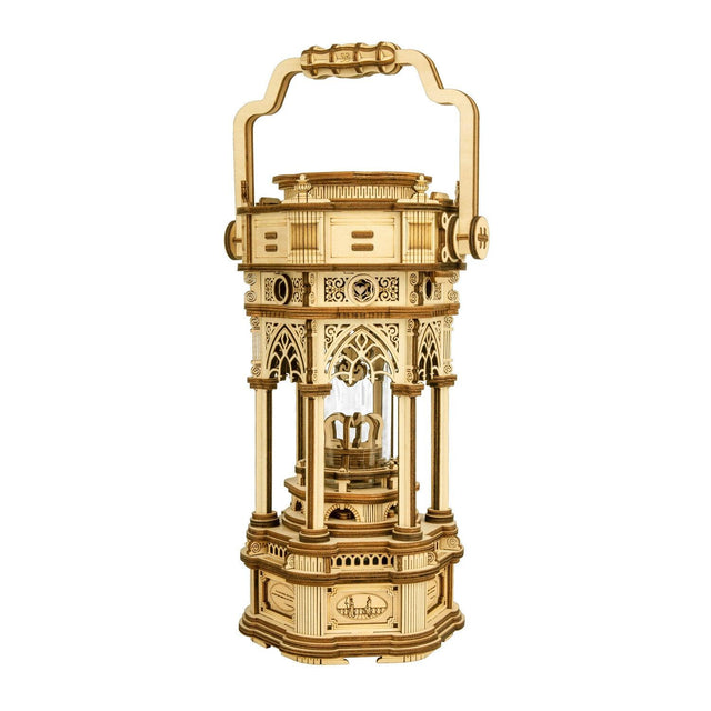 3D Wooden Puzzle Music Box | Victorian Lantern with LED light - Hands Craft US, Inc.