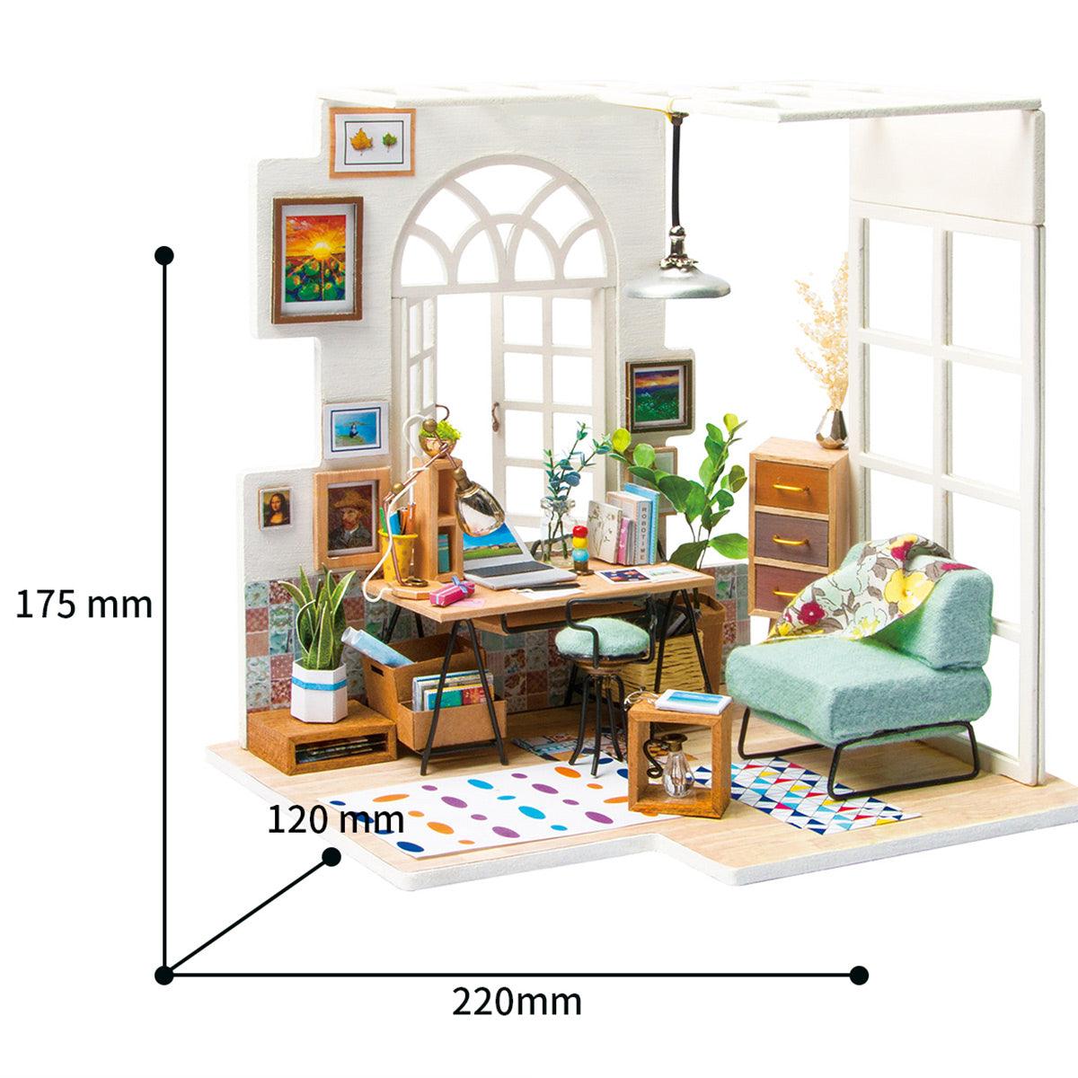 DIY Dollhouse Miniature Kit | Soho Time - Hands Craft US, Inc.