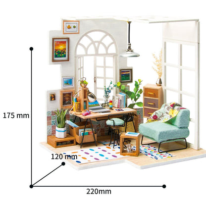 DIY Dollhouse Miniature Kit | Soho Time - Hands Craft US, Inc.