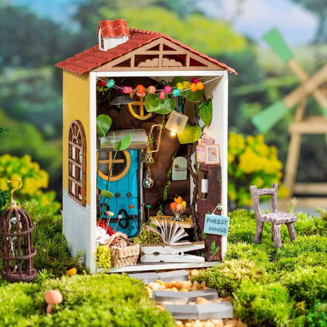 DIY Miniature House Kit | Borrowed Garden - Hands Craft US, Inc.