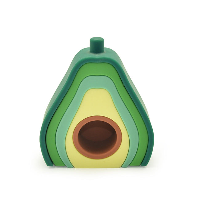 Silicone Product: Avocado Silicone Stacker - Hands Craft US, Inc.