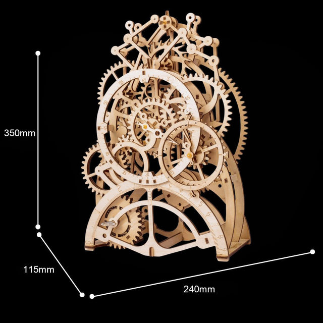 3D Mechanical Wooden Puzzle | Pendulum Clock - Hands Craft US, Inc.