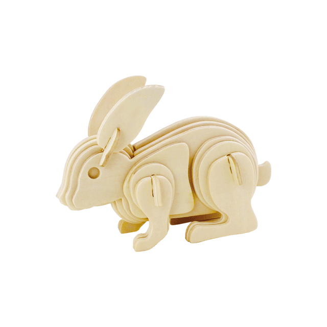 3D Classic Wooden Puzzle | Rabbit - Hands Craft US, Inc.