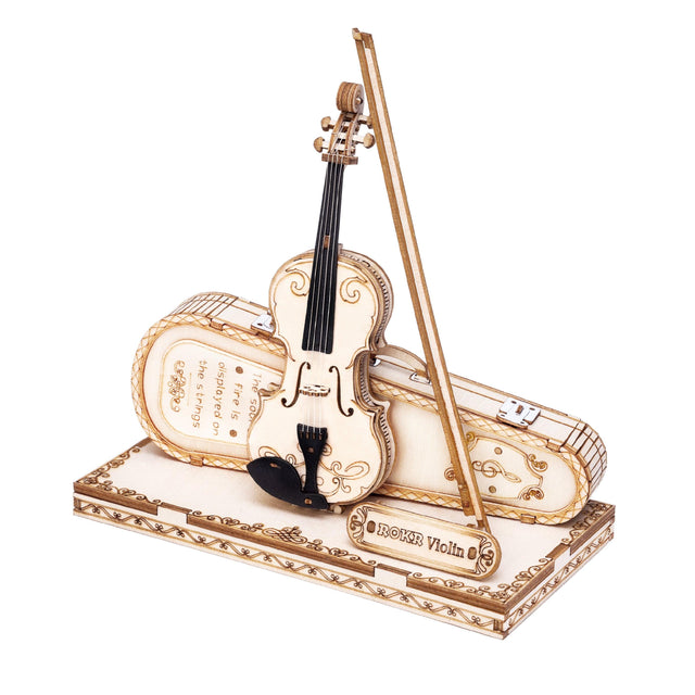 Modern Wooden Puzzle | Violin - Hands Craft US, Inc.