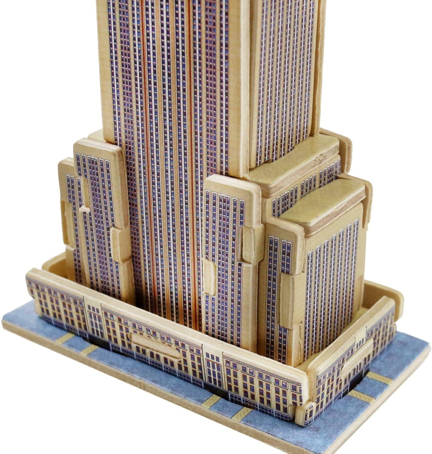 3D Classic Wooden Puzzle | Empire State Building - Hands Craft US, Inc.
