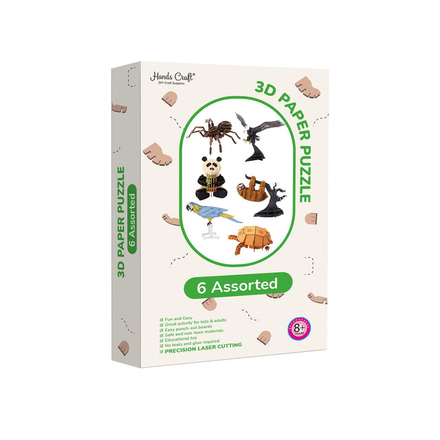 3D Paper Puzzle Bundle | Animals - Hands Craft US, Inc.