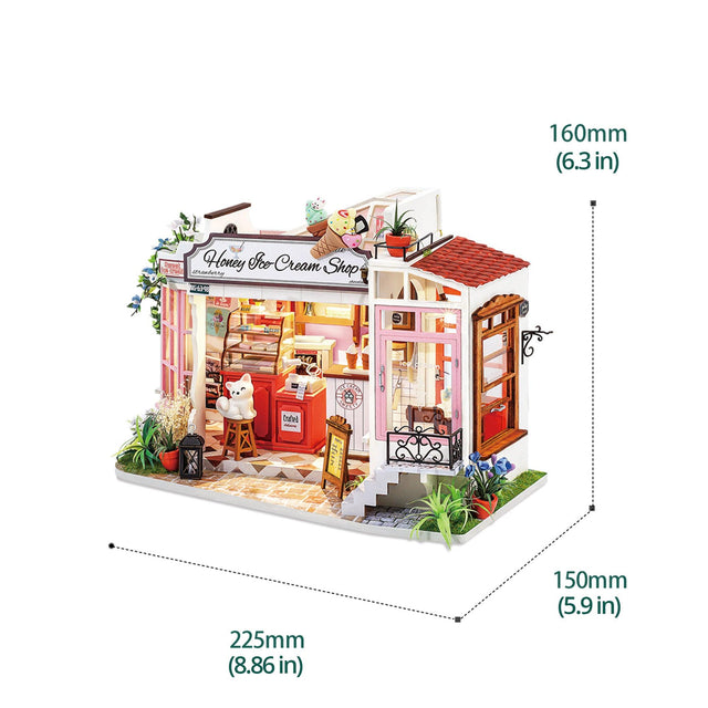 Honey Ice-cream Shop DIY Miniature House Kit