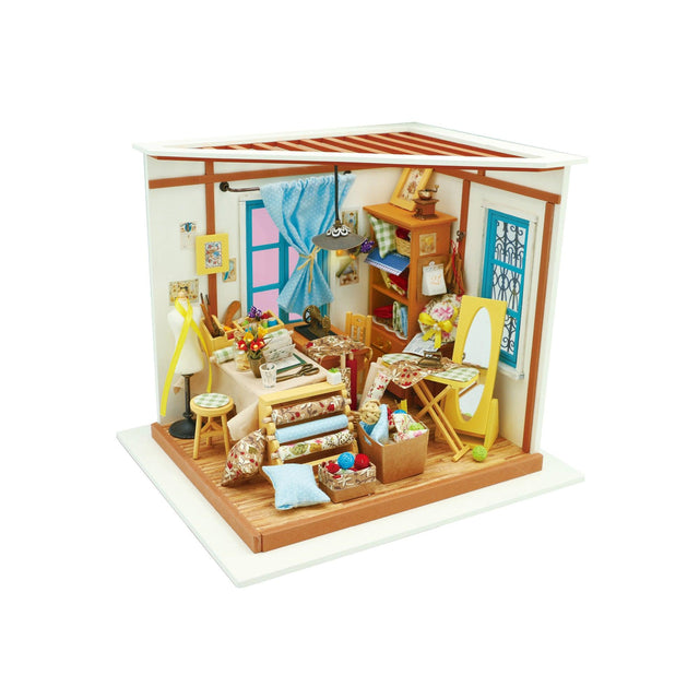DIY Dollhouse Miniature Store Kit | Lisa's Tailor's Shop - Hands Craft US, Inc.