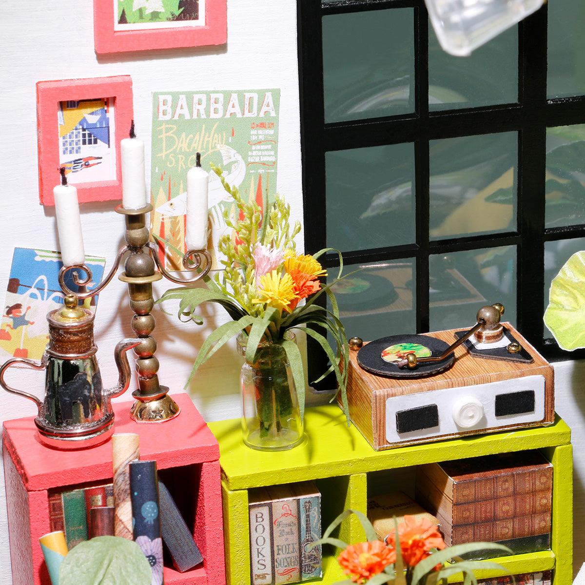 DIY Dollhouse Miniature Kit | Locus' Sitting Room - Hands Craft US, Inc.