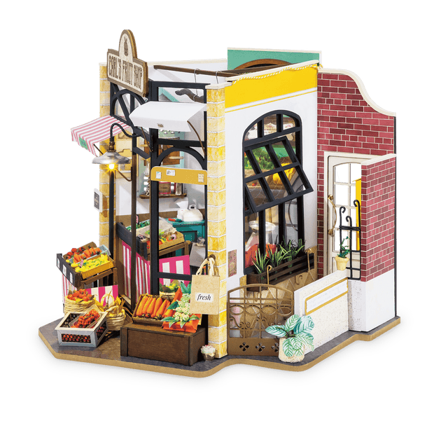 DIY Miniature Dollhouse - Happy Corner Series Carl's Fruit Shop