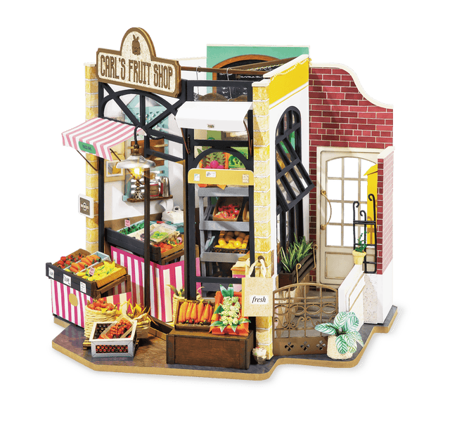 Robotime Rolife Happy Corner Carl's Fruit Shop – Mother Earth Baby