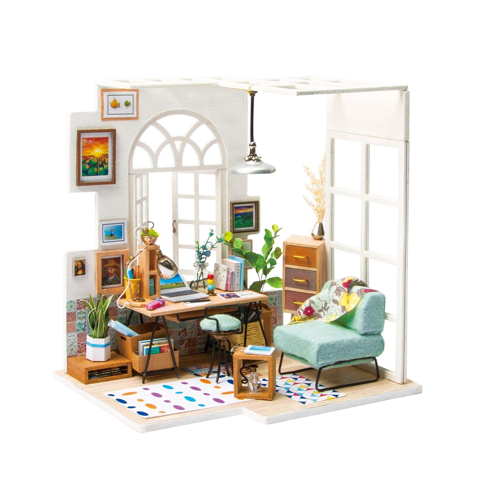 DIY Dollhouse Miniature Kit | Soho Time - Hands Craft US, Inc.