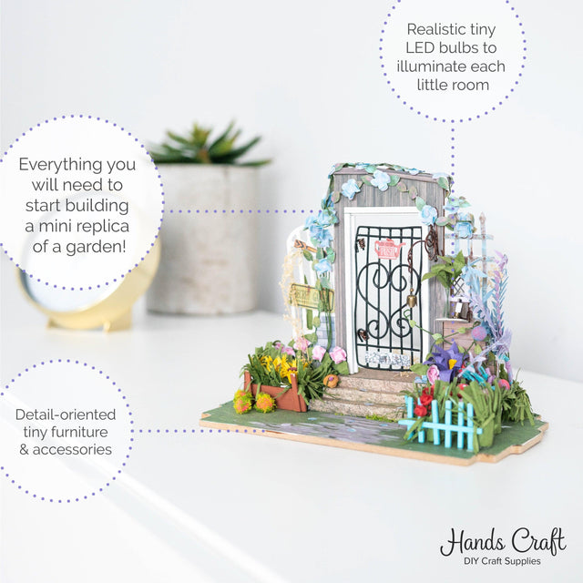 DIY Dollhouse Miniature | Garden Entrance - Hands Craft US, Inc.