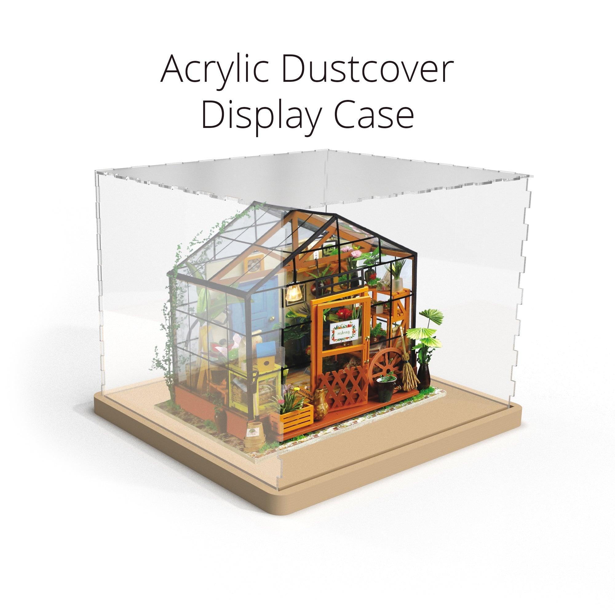 Hands Craft DIY Minatures Dust Cover | Acrylic Display Case