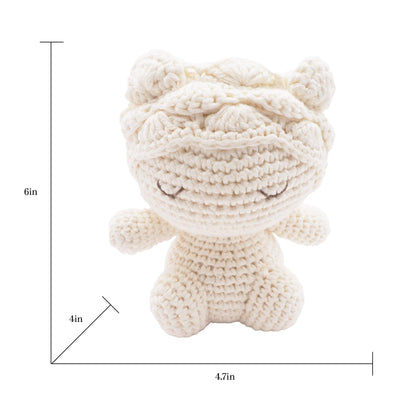 Hands Craft DIY Minatures Hand-Crochet Plush Doll | Mini Leo The Softie