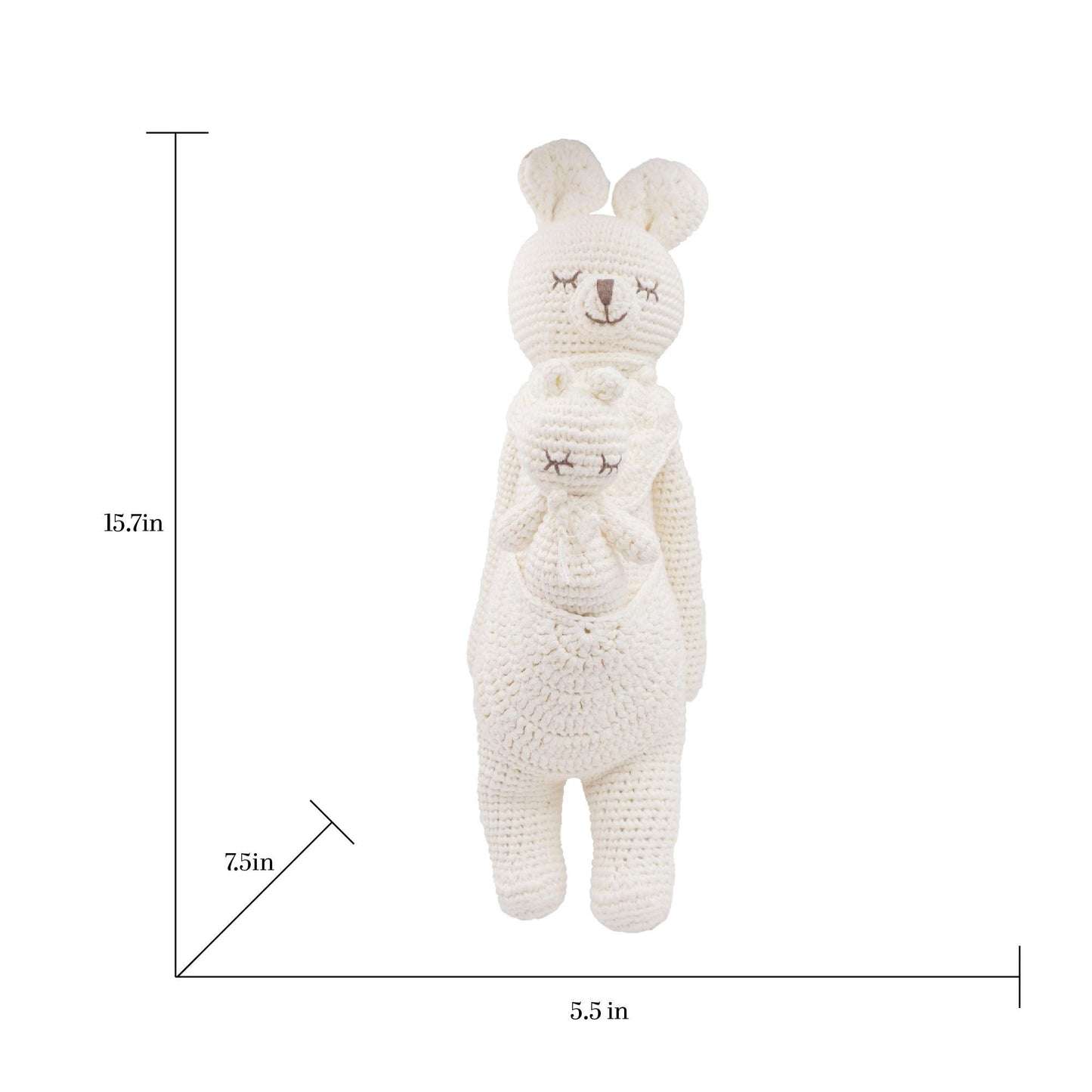 Hands Craft DIY Minatures Hand-Crochet Plush Doll | Platinum Karo The Softie