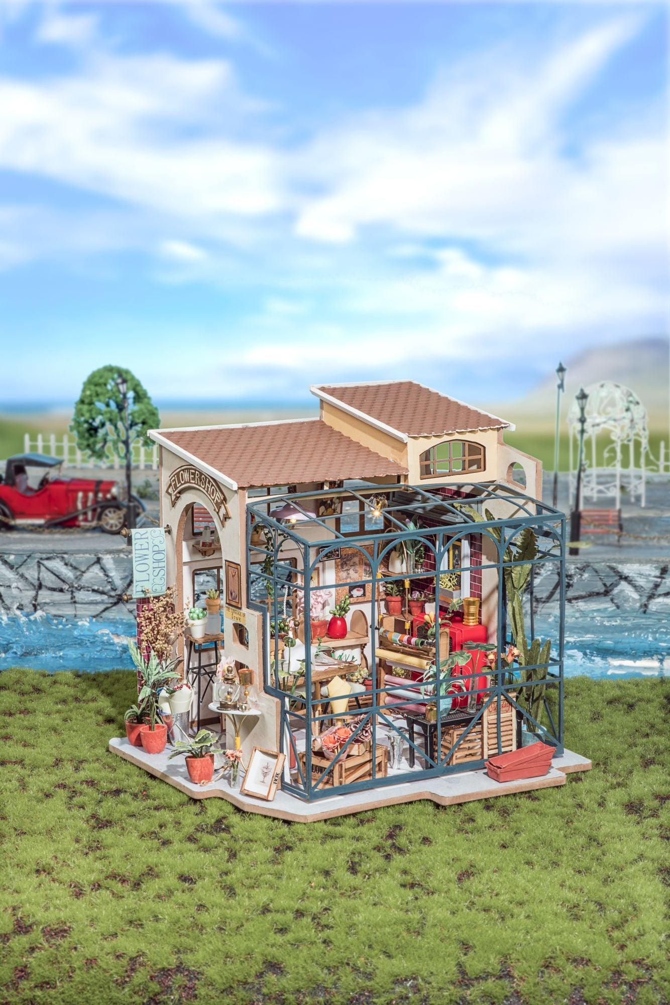Hands Craft DIY Miniature House Kit | Emily's Flower Shop