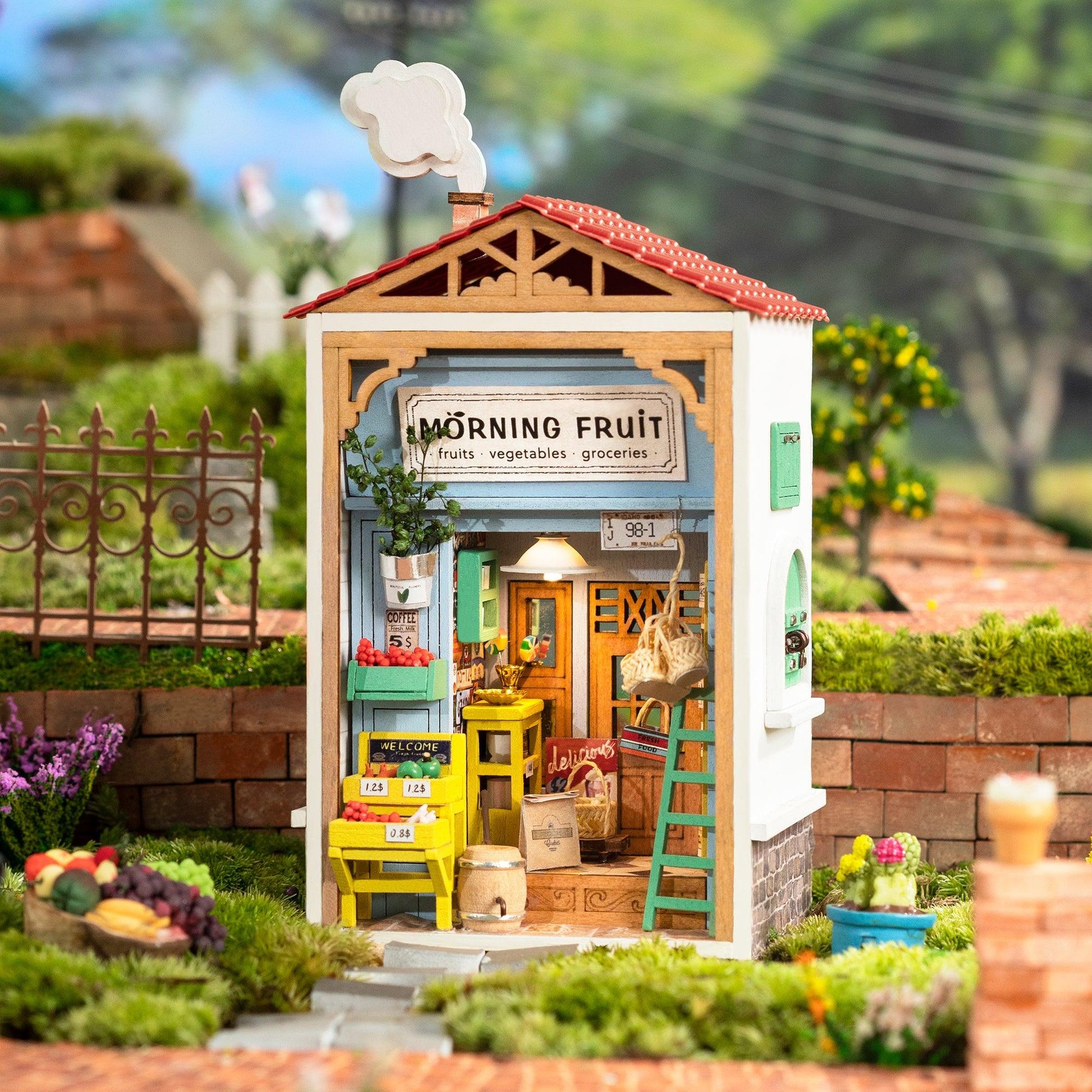 Hands Craft DIY Miniature House Kit | Morning Fruit Store