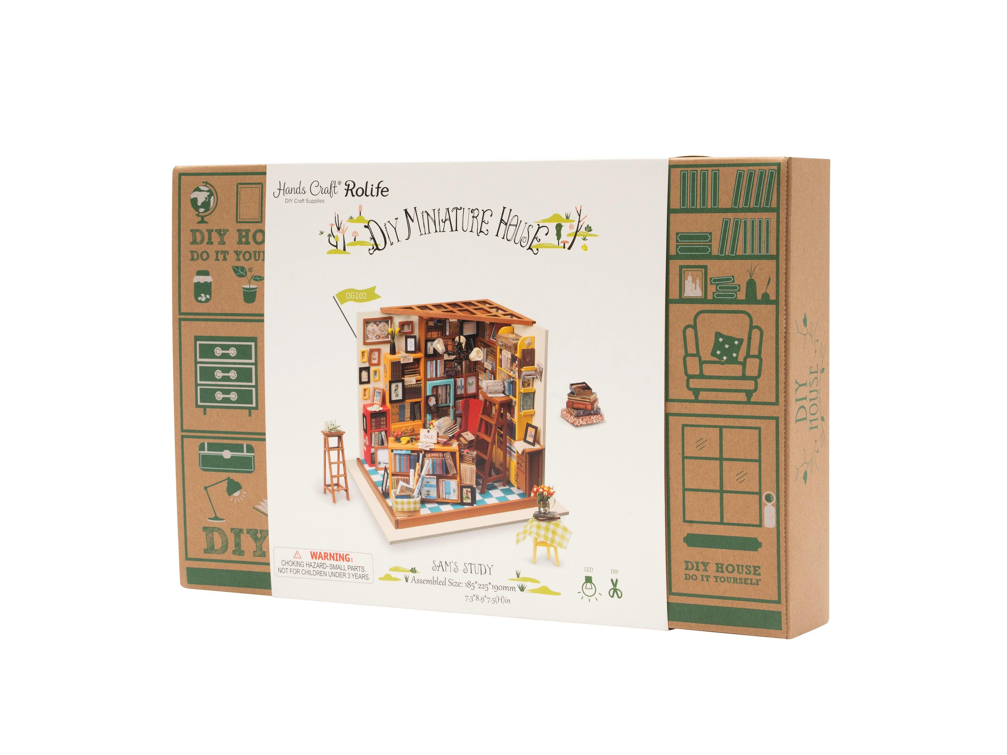 Hands Craft DIY Miniature House Kit | Sam's Study