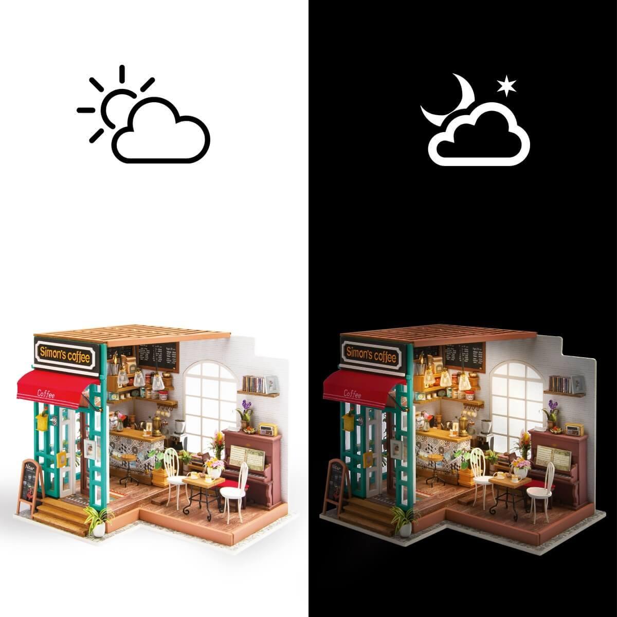 Hands Craft DIY Miniature House Kit | Simon's Coffee 