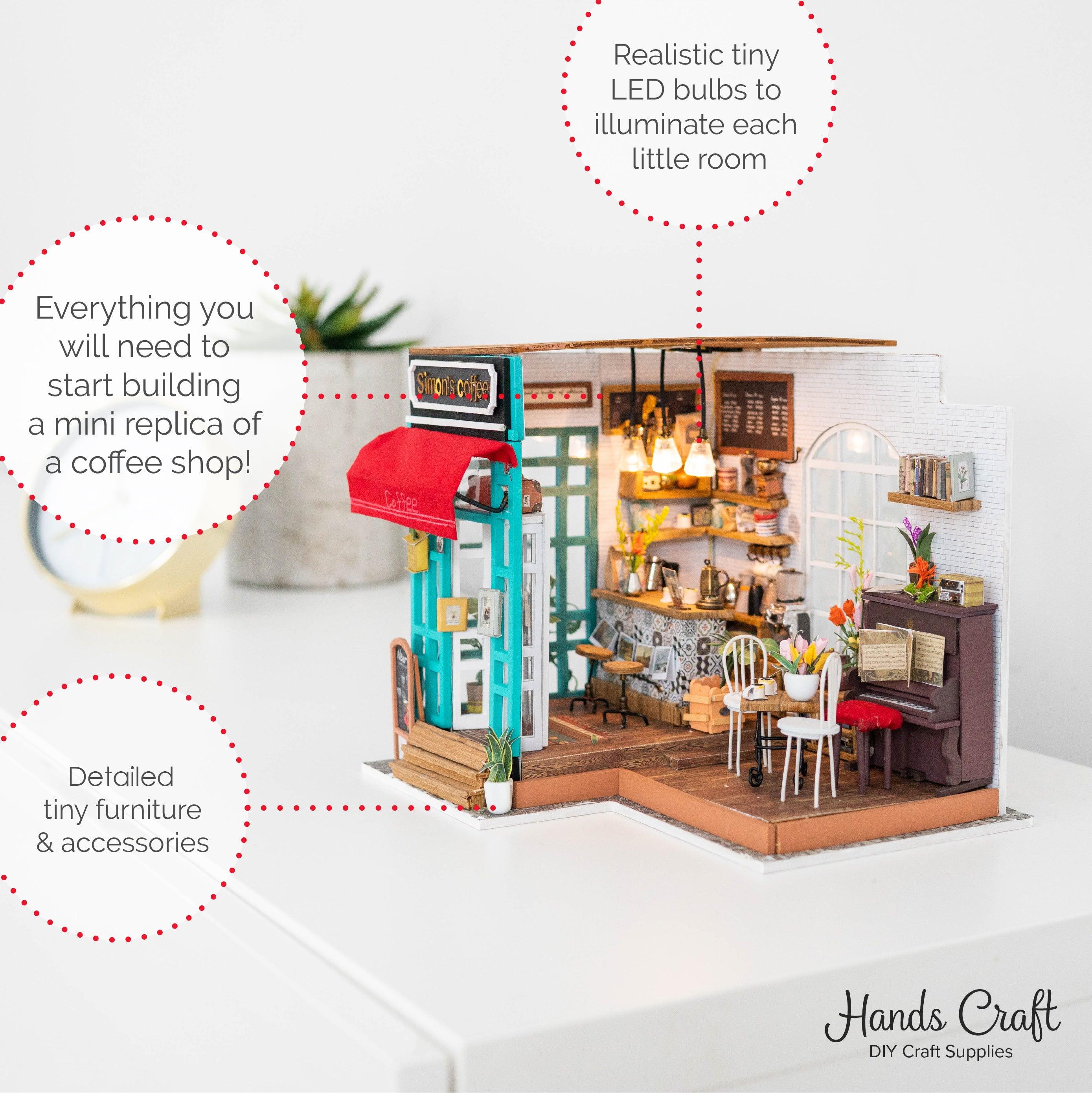 Hands Craft DIY Miniature House Kit | Simon's Coffee 