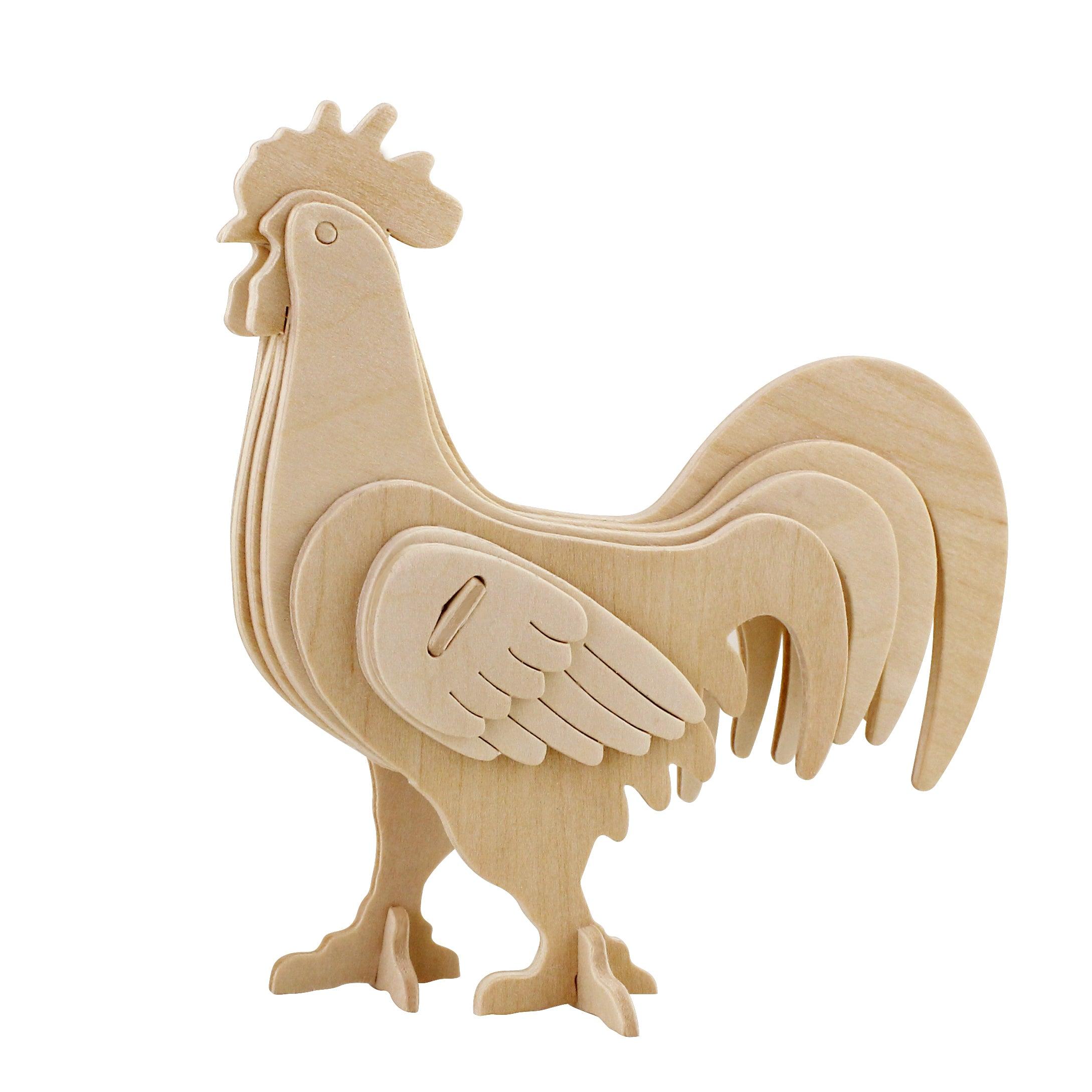 Hands Craft DIY Miniatures 3D Classic Wooden Puzzle | Farm Animals