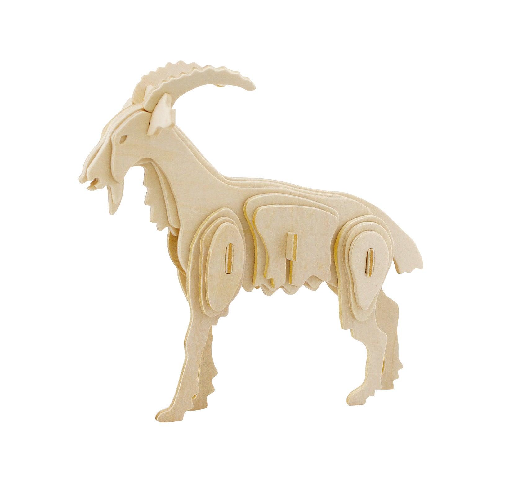 Hands Craft DIY Miniatures 3D Classic Wooden Puzzle | Farm Animals