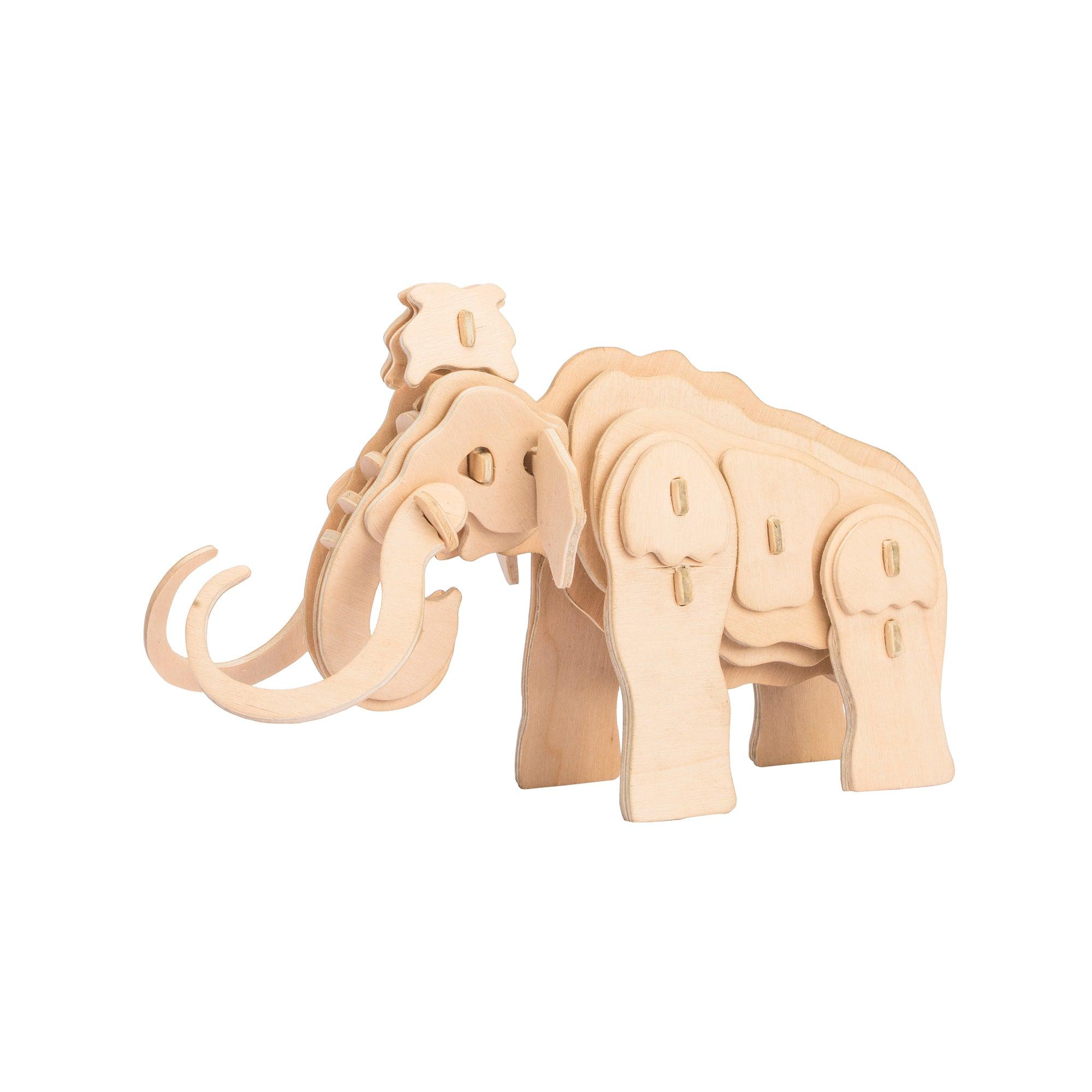 Hands Craft DIY Miniatures 3D Classic Wooden Puzzle | Mammoth